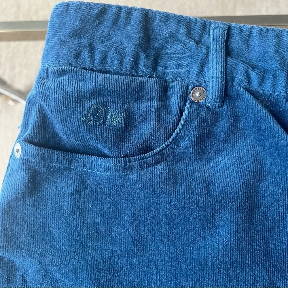 Mountain Khakis Turquoise Corduroy Mini Skirt